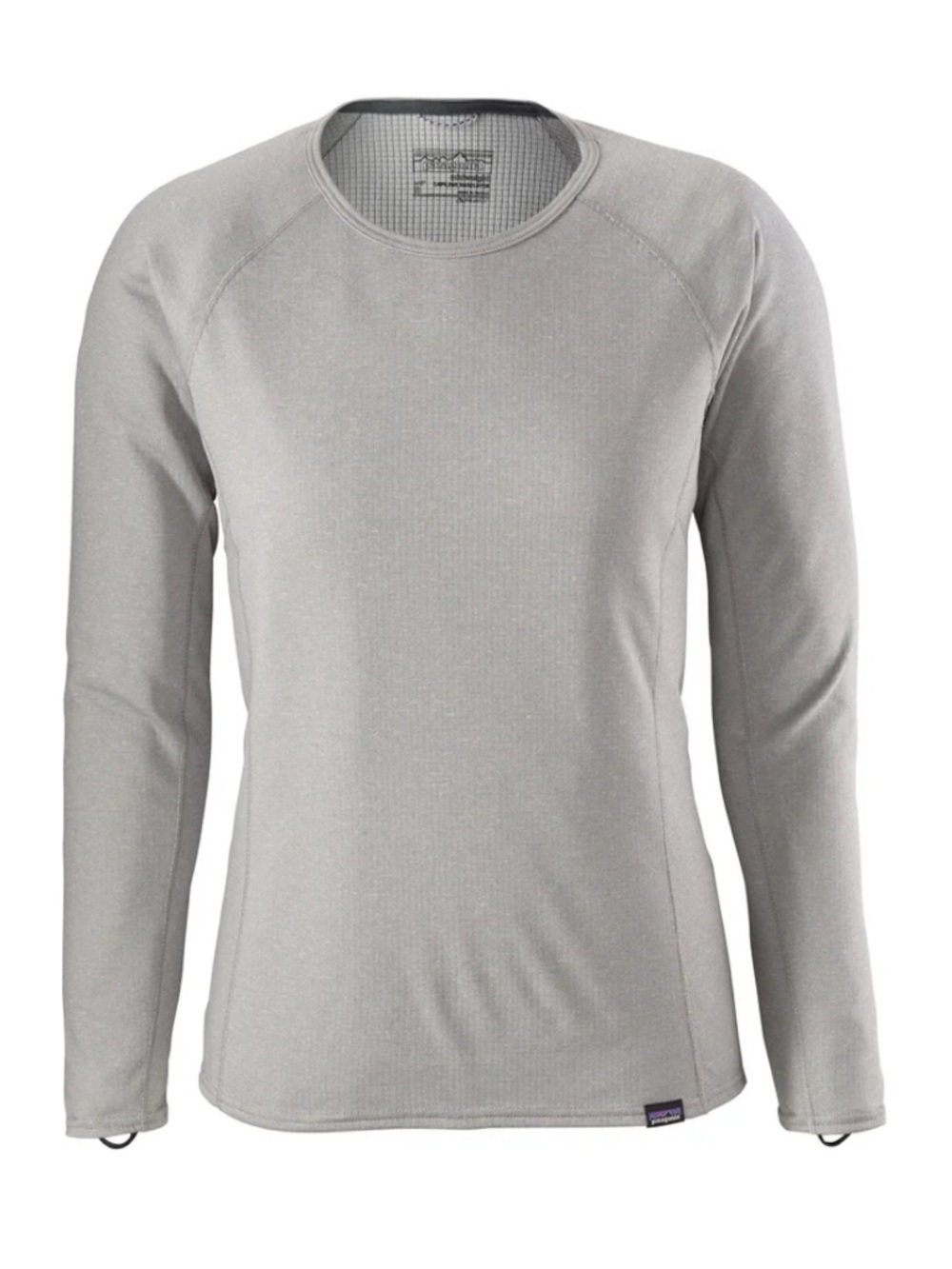 Patagonia Capilene® Midweight Crew in Light Grey Sz XS